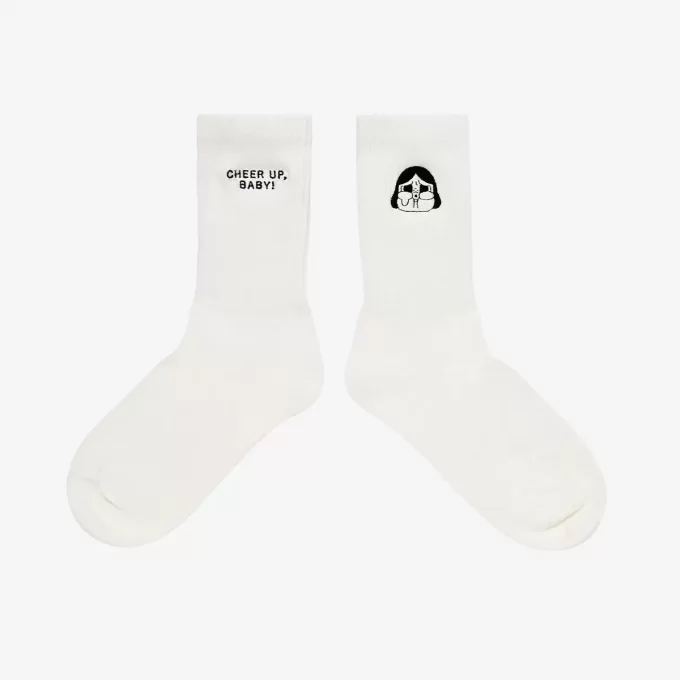 Série CRYBABY CHEER UP, BABY! – Conjunto de meias