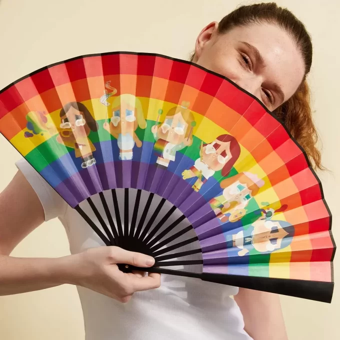 Série CRYBABY CHEER UP, BABY! – Ventilador dobrável