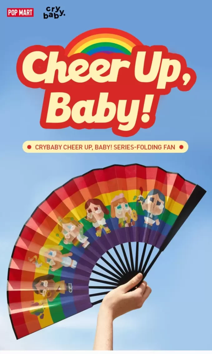 Série CRYBABY CHEER UP, BABY! – Ventilador dobrável