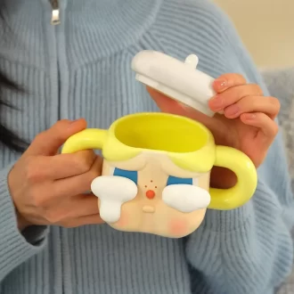 Série CRYBABY Sad Club – Copo de cerâmica (dourado)
