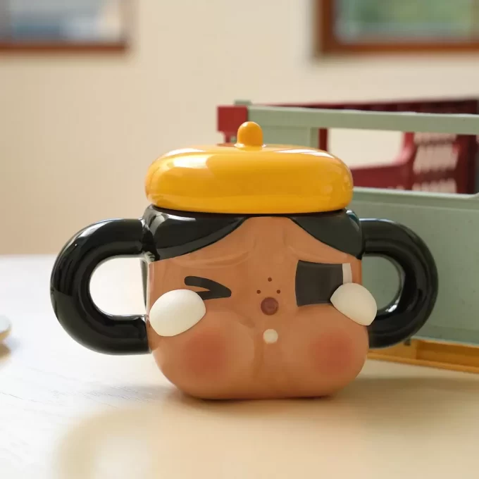 Série CRYBABY Sad Club – Copo de cerâmica (marrom)
