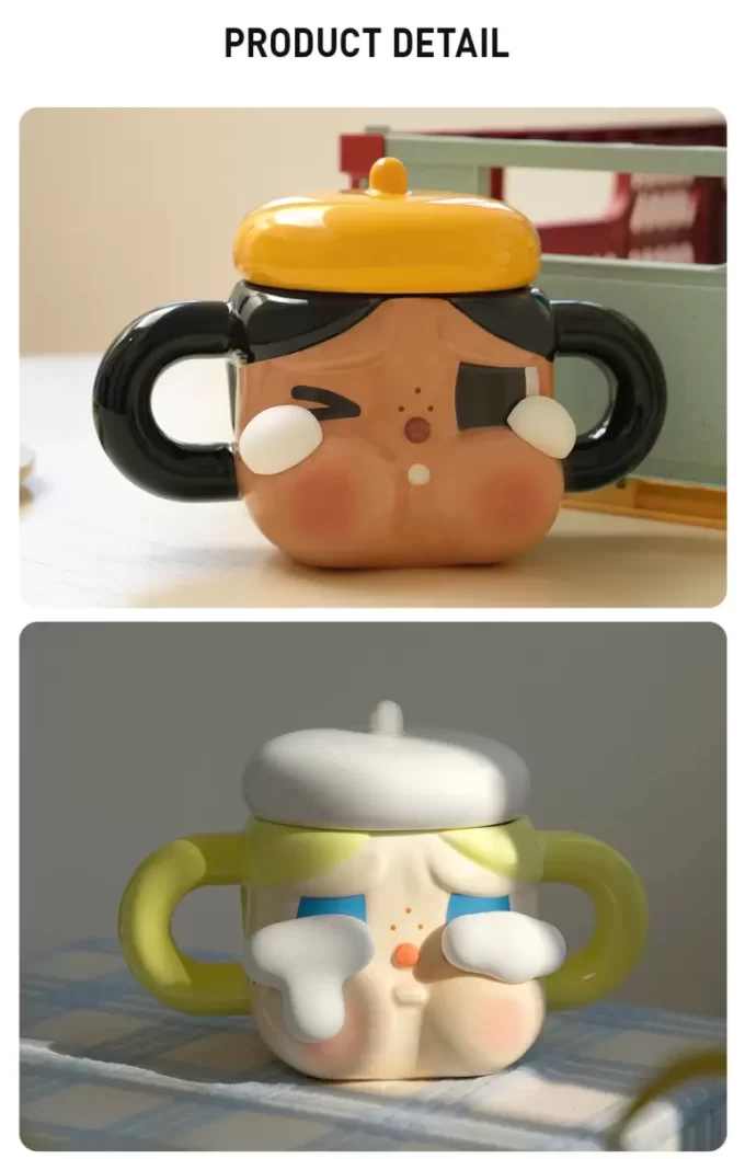Série CRYBABY Sad Club – Copo de cerâmica (marrom)
