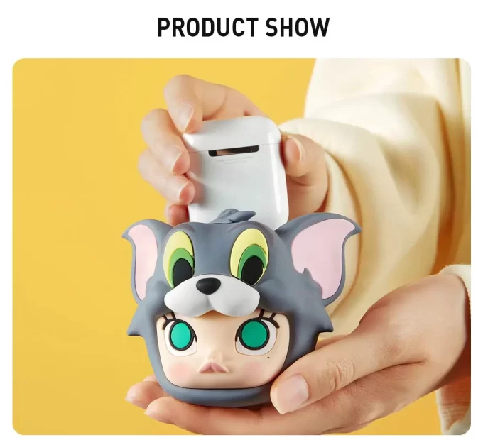 Série de 100º aniversário da MOLLY X Warner Bros. – Bolsa para fones de ouvido (Tom e Jerry)