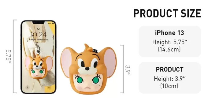 Série de 100º aniversário da MOLLY X Warner Bros. – Bolsa para fones de ouvido (Tom e Jerry)