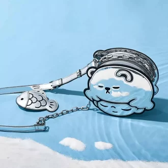 Série de aquário DIMOO – Bolsa mensageiro (urso polar)