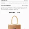 Série de bolsas clássicas – Bolsa de pelúcia LABUBU (marrom)