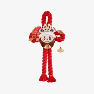 Série de Celebração de Ano Novo da Wealthy Snake – Decoração de Porta de Pelúcia LABUBU