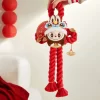 Série de Celebração de Ano Novo da Wealthy Snake – Decoração de Porta de Pelúcia LABUBU