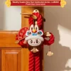 Série de Celebração de Ano Novo da Wealthy Snake – Decoração de Porta de Pelúcia LABUBU