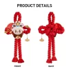 Série de Celebração de Ano Novo da Wealthy Snake – Decoração de Porta de Pelúcia LABUBU
