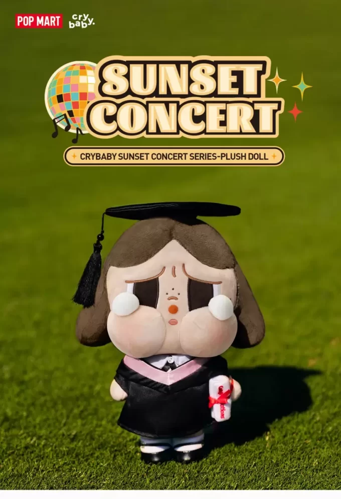 Série de concertos CRYBABY Sunset – Boneca de pelúcia