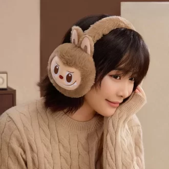 Série de férias quentinhas e fofas – Protetores de ouvido de pelúcia LABUBU
