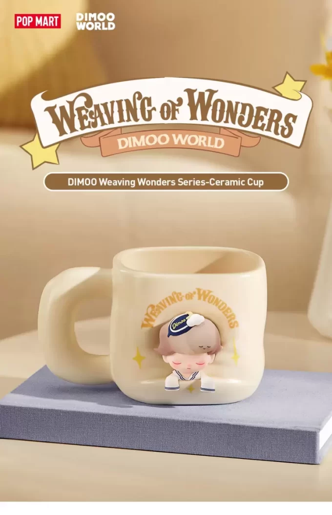 Série DIMOO Weaving Wonders – Copo de cerâmica