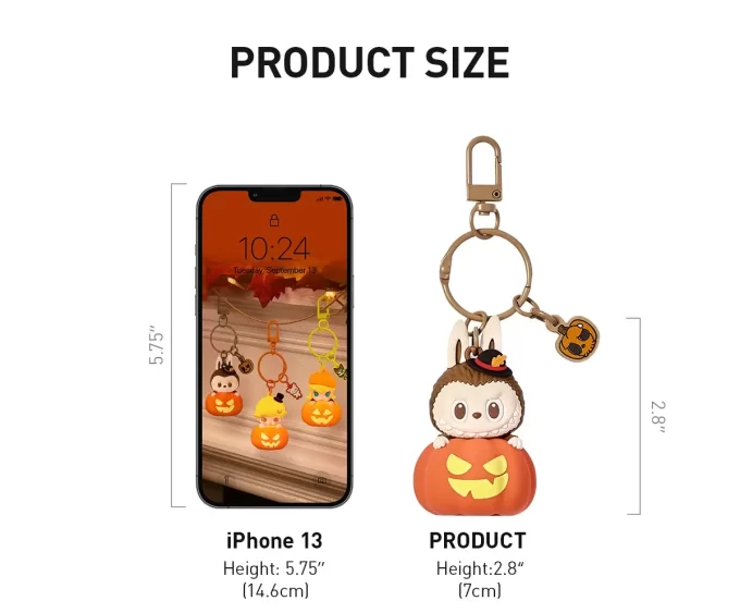 Série Festa de Halloween Feliz – Pingente de Abóbora Luminoso