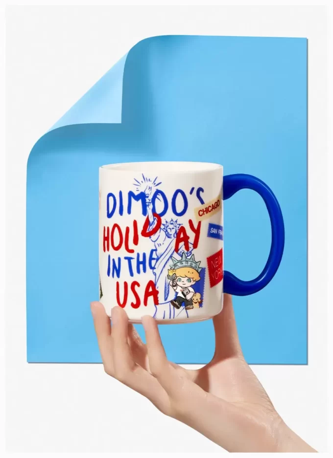 SÉRIE FÉRIAS DE DIMOO NOS EUA – Caneca