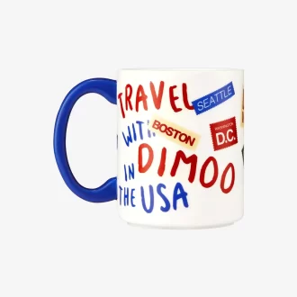 SÉRIE FÉRIAS DE DIMOO NOS EUA – Caneca