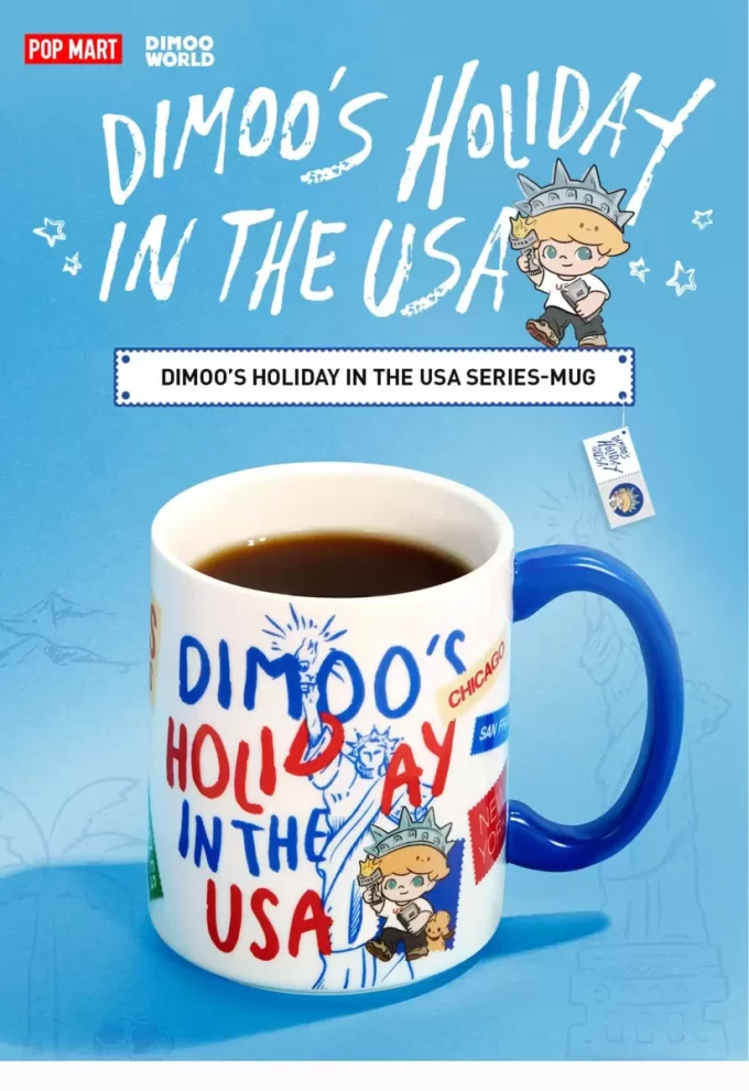 SÉRIE FÉRIAS DE DIMOO NOS EUA – Caneca