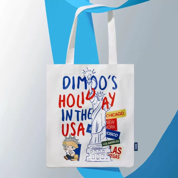SÉRIE FÉRIAS NOS EUA DE DIMOO – Bolsa de lona