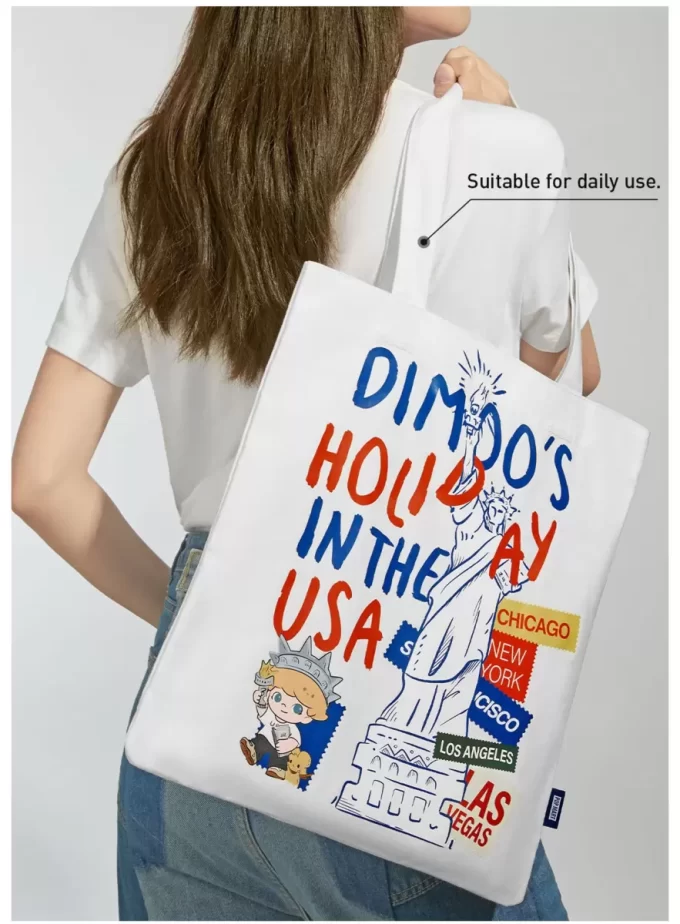 SÉRIE FÉRIAS NOS EUA DE DIMOO – Bolsa de lona