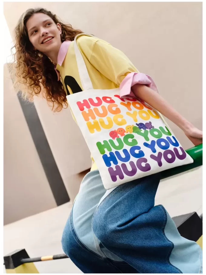 SÉRIE INSTINCTOY HUG YOU – Bolsa de lona