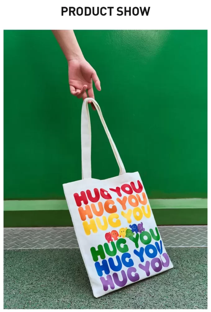SÉRIE INSTINCTOY HUG YOU – Bolsa de lona