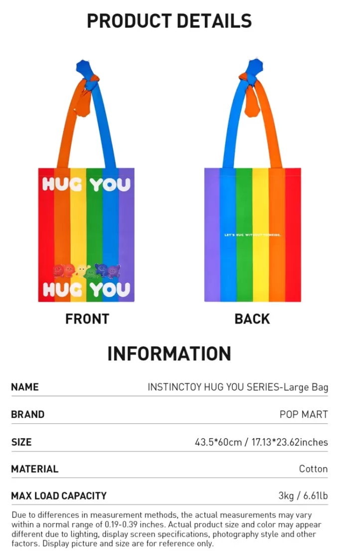 SÉRIE INSTINCTOY HUG YOU – Bolsa Grande