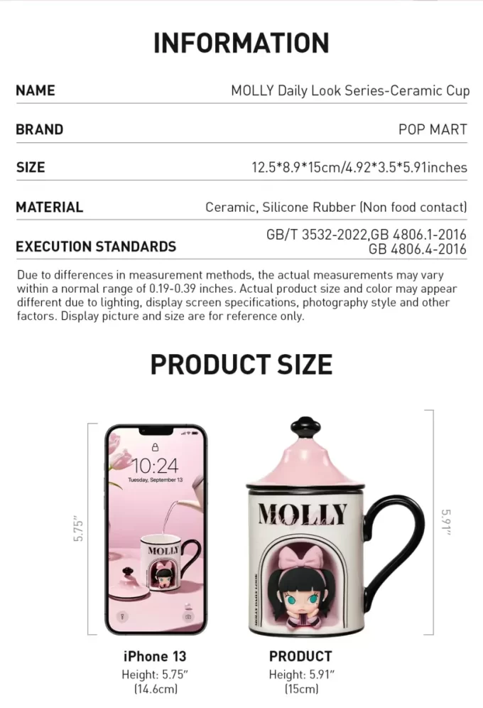 Série MOLLY Daily Look – Copo de cerâmica
