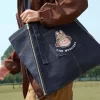 SÉRIE OS MONSTROS CAEM NA NATUREZA – Bolsa Avental Jeans