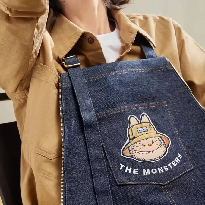 SÉRIE OS MONSTROS CAEM NA NATUREZA – Bolsa Avental Jeans