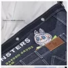 SÉRIE OS MONSTROS CAEM NA NATUREZA – Bolsa tiracolo jeans