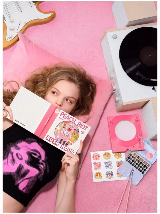 Série Peach Riot Rush Hour – Caderno