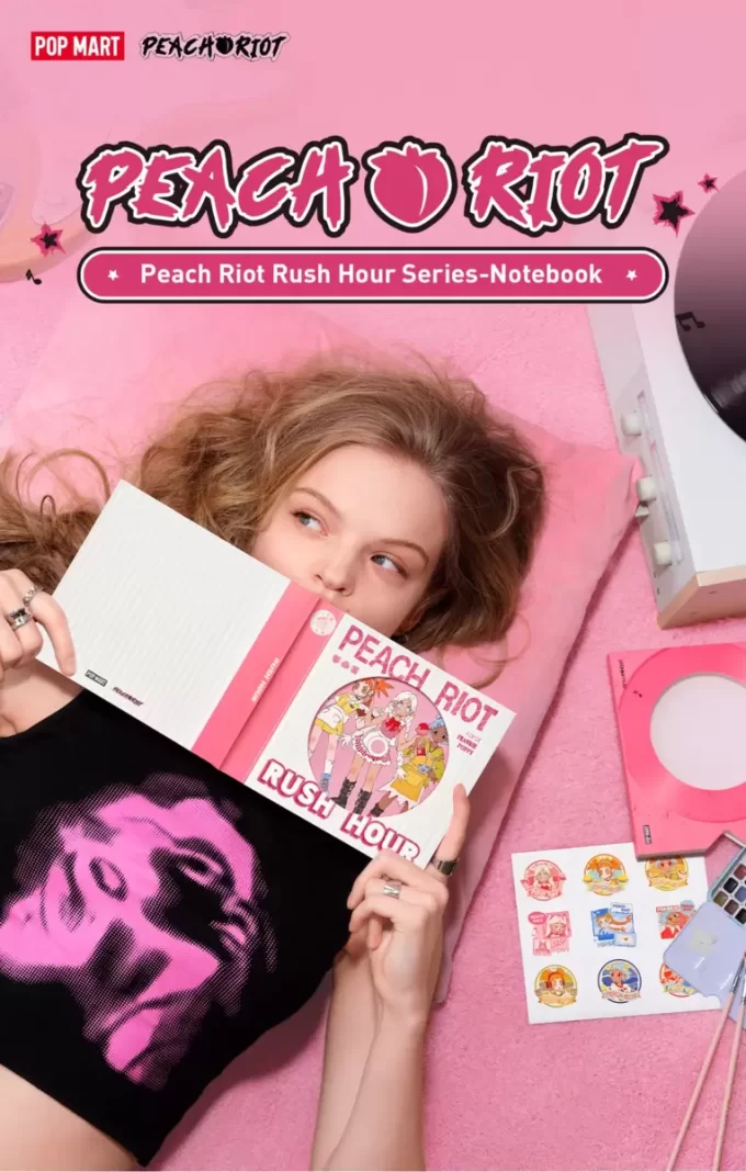 Série Peach Riot Rush Hour – Caderno