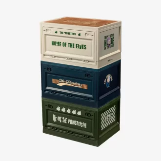 Série THE MONSTERS Home Of The Elves – Caixa de armazenamento (branco, verde e azul)