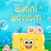 Suporte para celular com fundo de biquíni do Bob Esponja