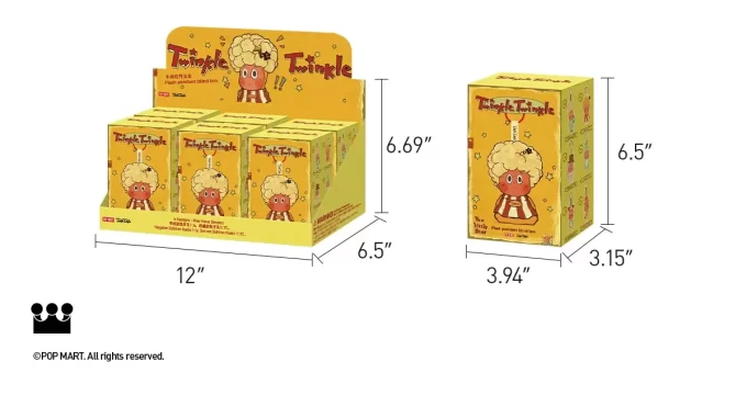 Twinkle Twinkle Be A Little Star Series – Caixa surpresa com pingente de pelúcia