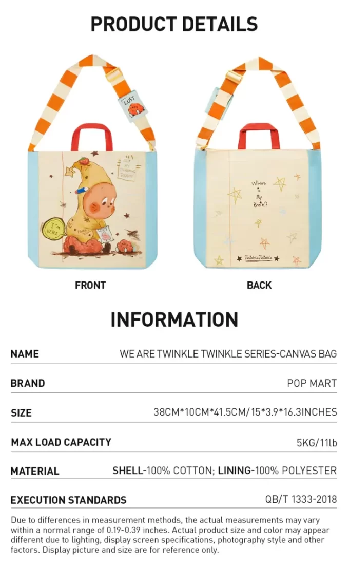 We Are Twinkle Twinkle Series – Bolsa de lona