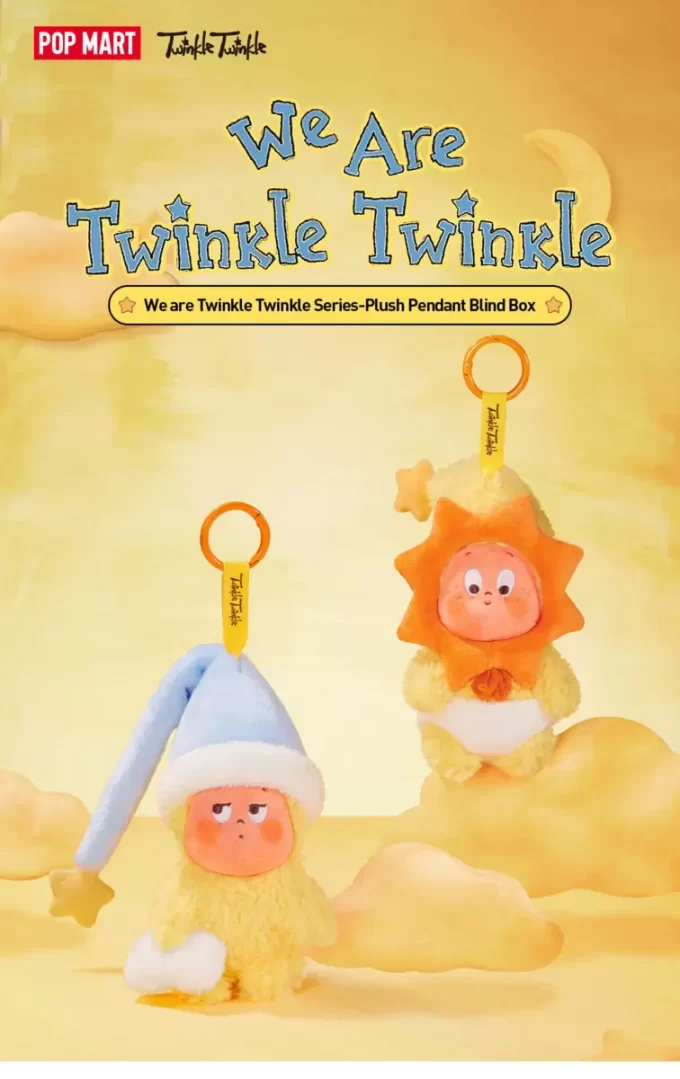 We Are Twinkle Twinkle Series – Caixa de persiana com pingente de pelúcia