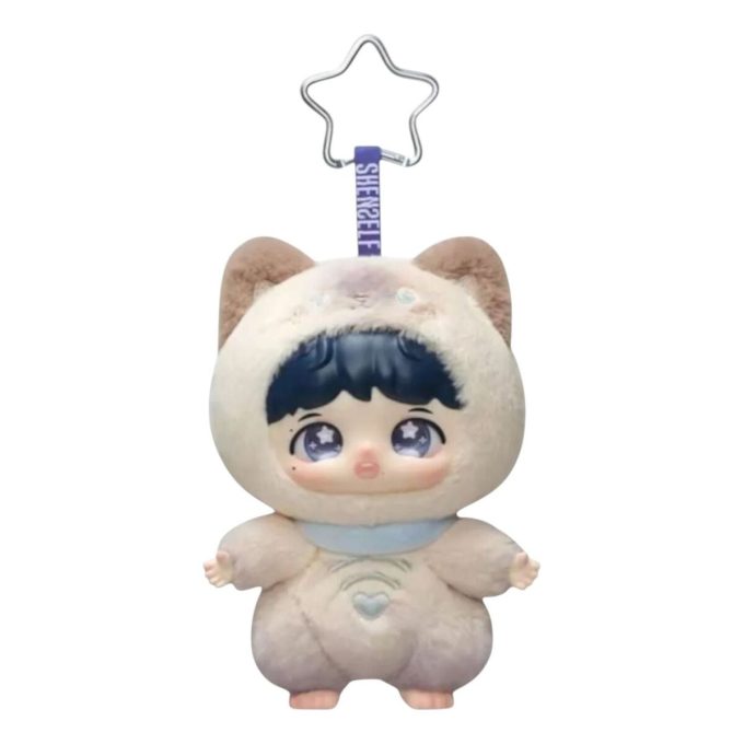 Zhou Shen Shenself Pingente de Boneca de Pelúcia de Vinil “Wala Li Longla”